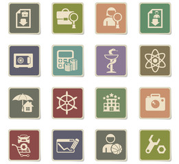 job search icon set