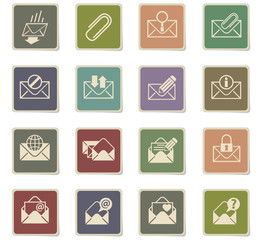 envelope icon set
