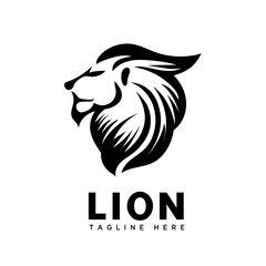 Brush head lion logo
