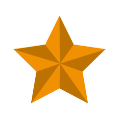 Star shape symbol vector illustration graphic design