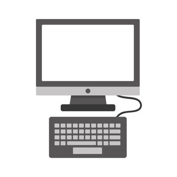 desktop computer tech icon