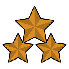 Obraz premium Stars shape symbol vector illustration graphic design