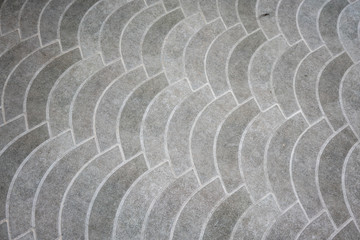 Stone block pavement. Abstract background of cobble stone road.