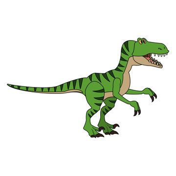 T rex cartoon vector illustration graphic design