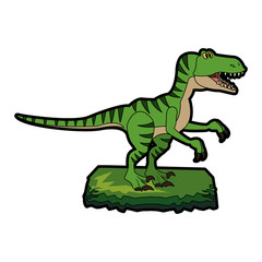 T rex cartoon vector illustration graphic design