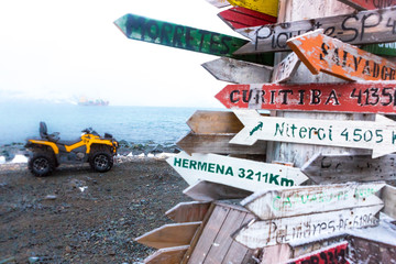 Obraz premium Beautiful landscape and scenery in Antarctica