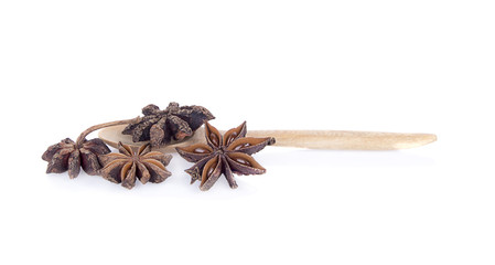 Spoon with Chinese star anise