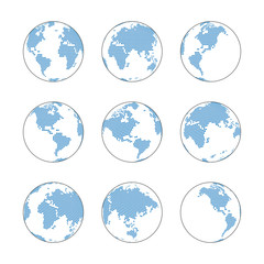 global dot world map