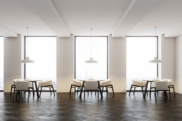 Original armchairs cafe interior