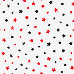 Seamless pattern with stars. Endless print.