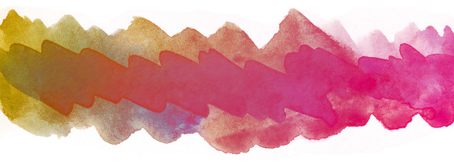 red raspberry watercolor stain band stain with a paper texture
