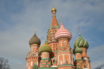 Fototapeta na wymiar Pokrovsky Cathedral on Red Square