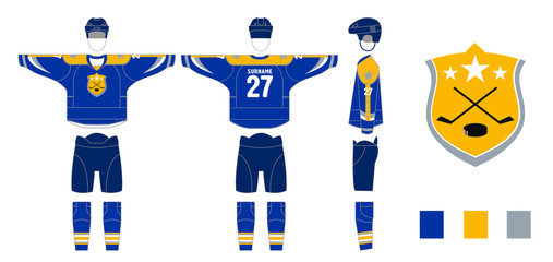 Hockey uniform - pattern cutting for sewing