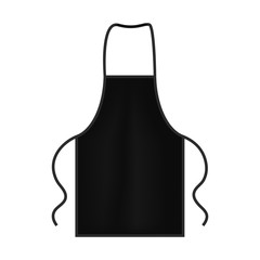 Black kitchen protective apron mocap