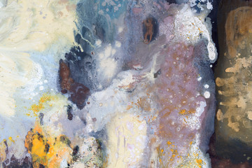 A colorful oil paint texture closeup, beautiful background art.