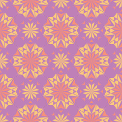 Floral seamless pattern. Colored background