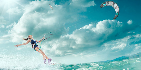 kitesurfing