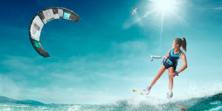 kitesurfing