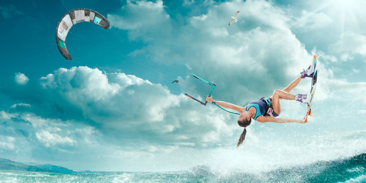 kitesurfing