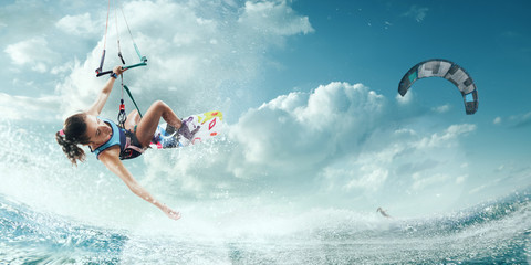 kitesurfing