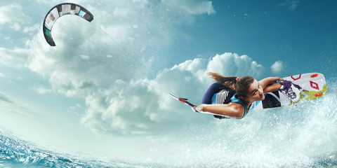 kitesurfing
