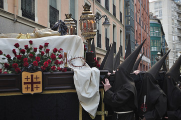Procesion Semana Santa Valladolid, España