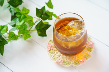 冷たい麦茶
