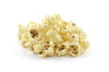 popcorn isolated on white background with Clipping Path