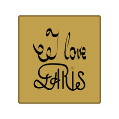 T shirt typography graphic with quote Take me to Paris