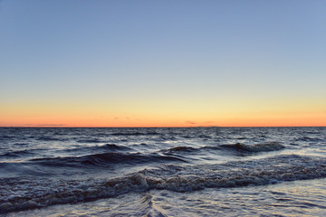 Evening sea