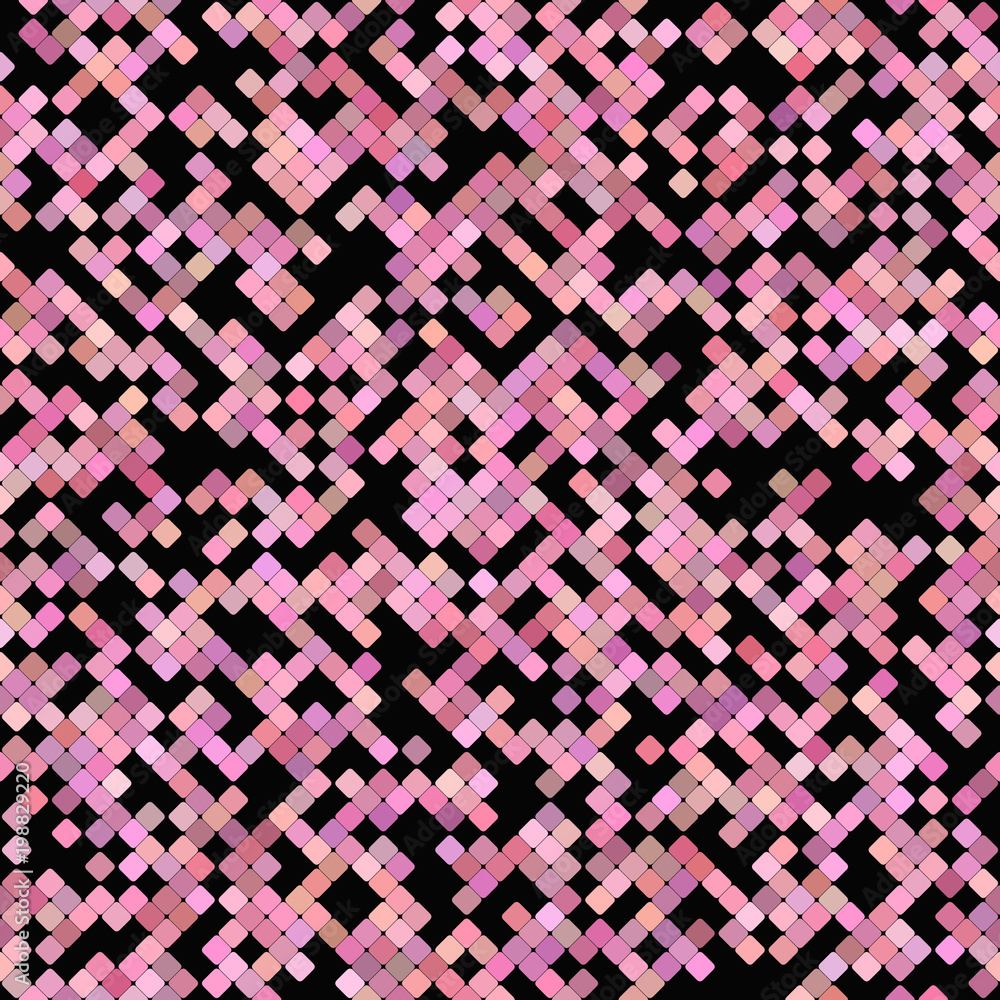 Aufkleber pink abstract seamless diagonal square pattern background design - vector graphic