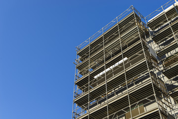 scaffolding housing construction