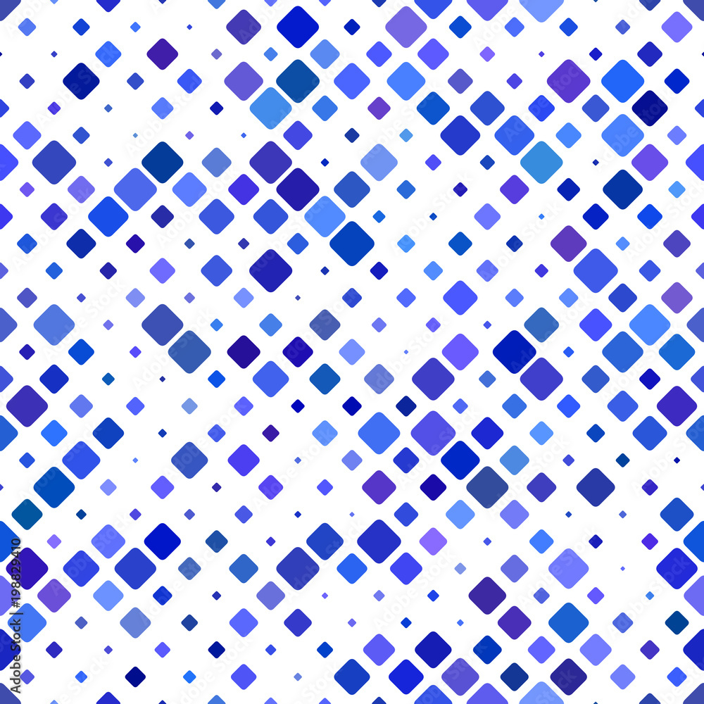 Poster abstract seamless diagonal square pattern - vector mosaic tile background graphic design