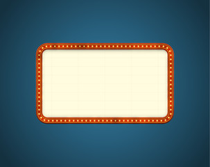 Rectangle road billboard