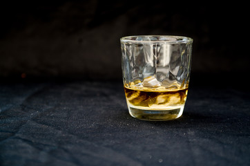 Whiskey with ice
