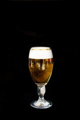Fresh tapped beer