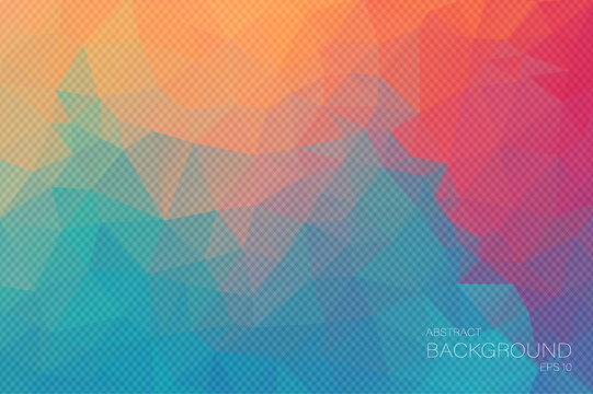 Extra color geometric triangle wallpaper