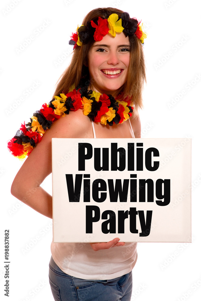 Canvas Prints Public Viewing Party