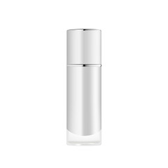 Realistic Cosmetic bottle can sprayer container. Dispenser for cream, soups, and other cosmetics With lid and without. Template For Mock up Your Design. vector illustration.