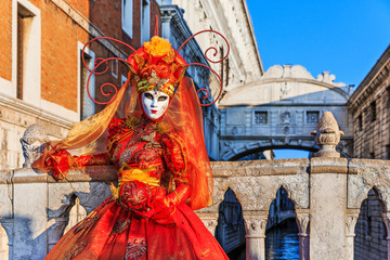 Fototapeta na wymiar Venice, Italy. Carnival of Venice.