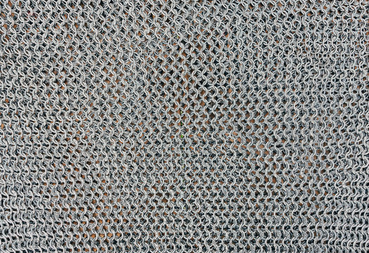 Iron background, chain mail, hauberk, coat of mail, brigandine, ring-mail background