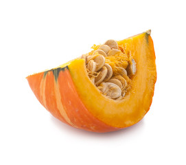 Fototapeta na wymiar Pumpkin isolated on a white background