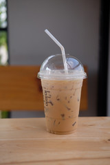 Ice cappuccino coffee