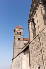 Fototapeta na wymiar Detail of the Collegiate Church of St. Servatii in Quedlinburg, Germany