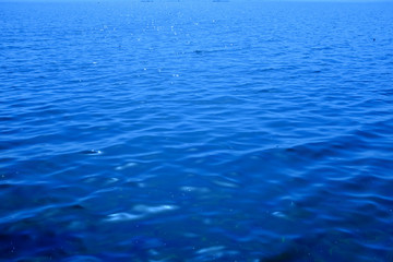 青い水面