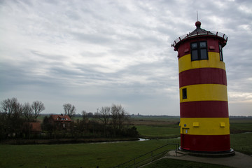 Pilsumer Leuchtturm, Niedersachsen, Deutschland