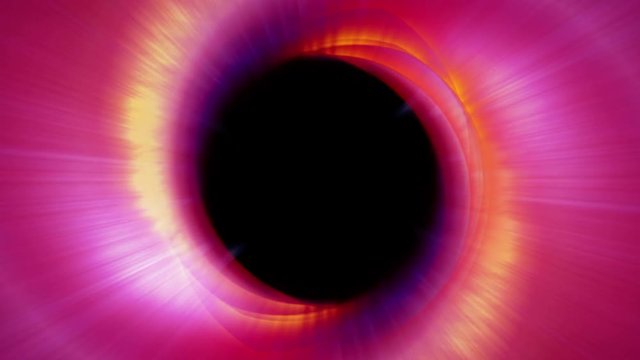 Magical Particles Ring Abstract Background, Animation, Rendering, Loop, 4k
