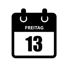 kalender icon freitag 13