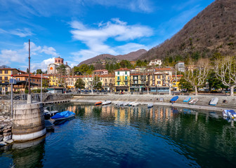 Fototapeta na wymiar Laveno, Lago Maggiore