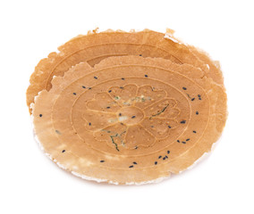 Tong Muan (a type of rolled wafer, a traditional dessert in Thailand)